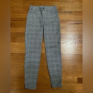American eagle patterned skinny jeans, grey business casual pants